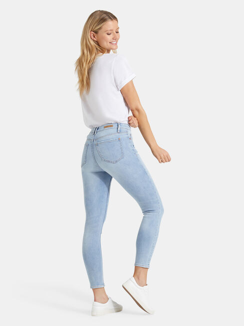 Lacey Mid Waist skinny Crop Jeans, No Wash, hi-res