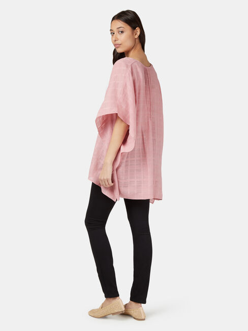 Polly Printed Kimono, Pink, hi-res