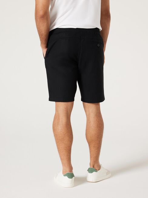 Harris Elastic Waist Short, Black, hi-res