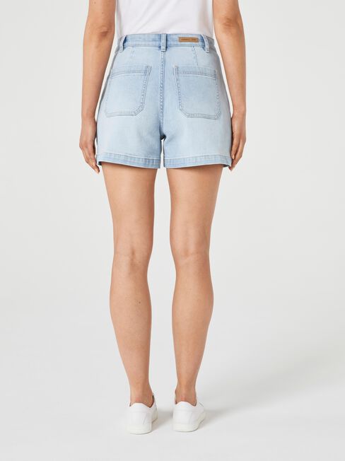 Olivia Denim Utility Short, LightWash, hi-res