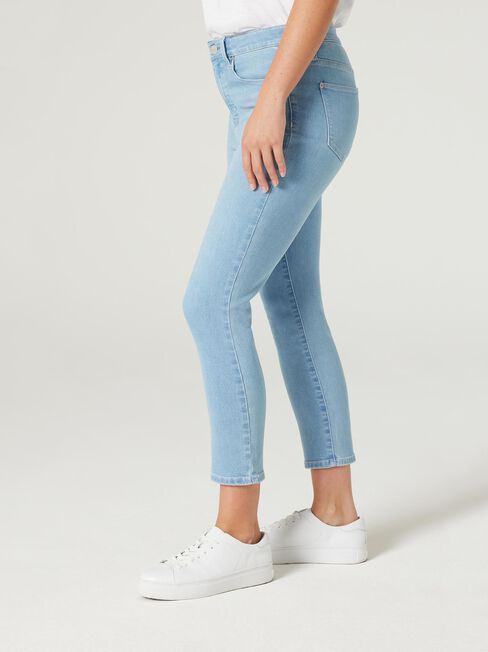 KARA MID WAISTED SKINNY CAPRI, Light Vintage, hi-res