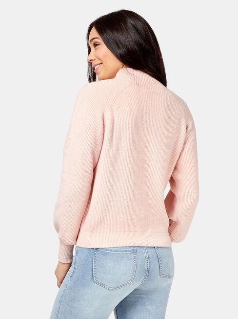 Uma Embellished Pullover, Pink, hi-res