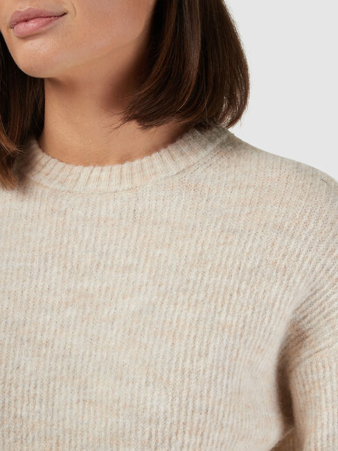 Blake Rib Knit, Oatmeal, hi-res