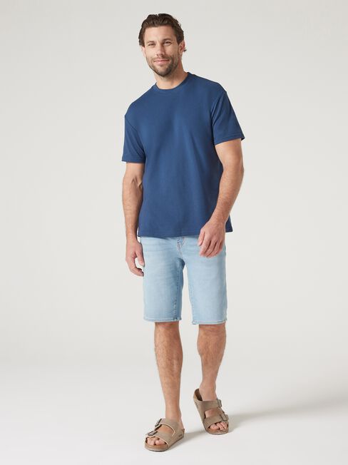Beau Relaxed Crew Tee, Navy, hi-res