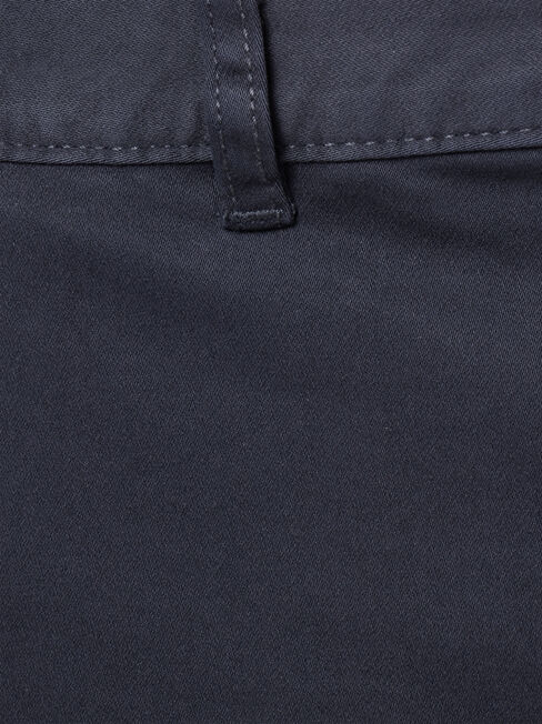 Slim Tapered Coloured Knit Jeans Ink, Dark Indigo, hi-res