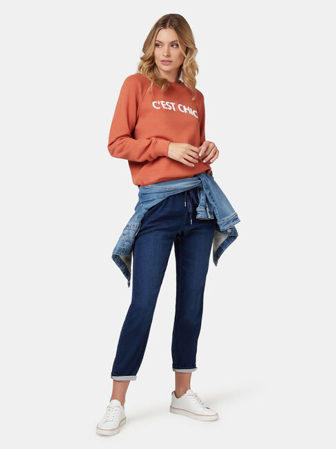 Viola Sweatshirt, Orange, hi-res