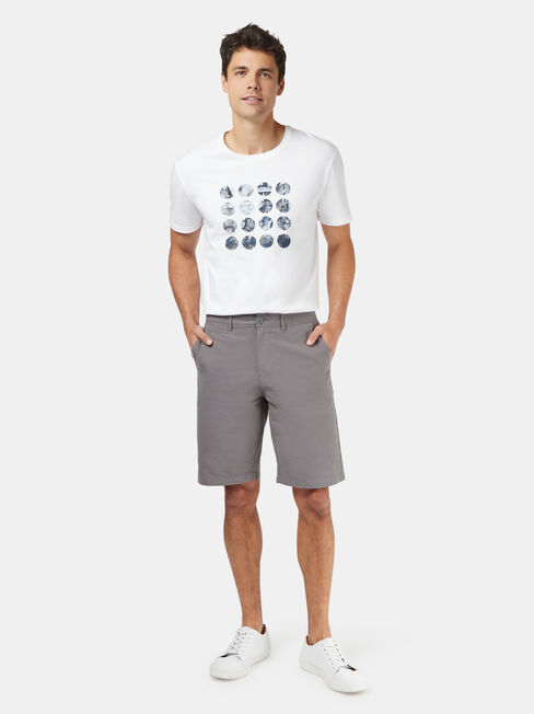 Hayden Textured Chino Short, Grey, hi-res