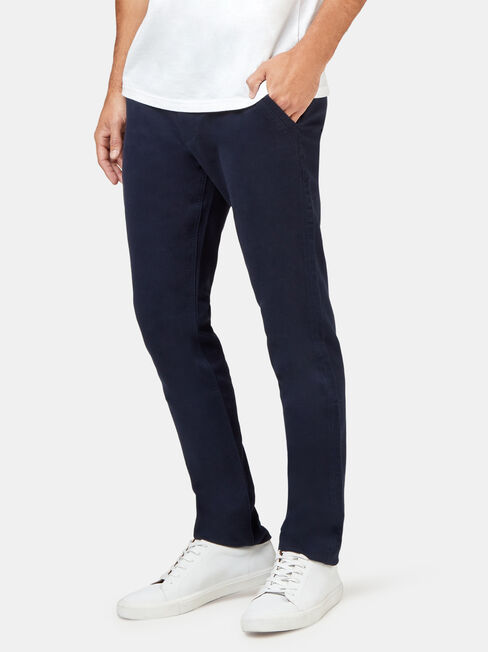 Miller Knit Chino Pant, Blue, hi-res