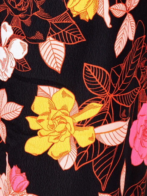 Tabitha Printed Jumpsuit, Black, hi-res