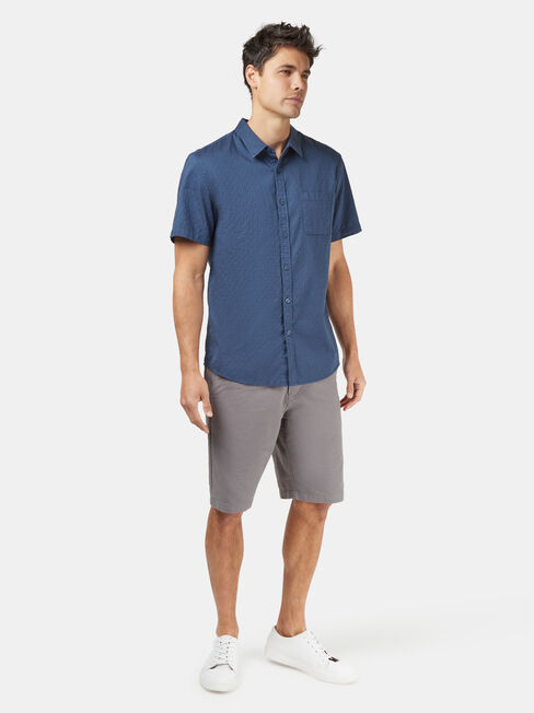 Kennedy Short Sleeve Shirt, Blue, hi-res