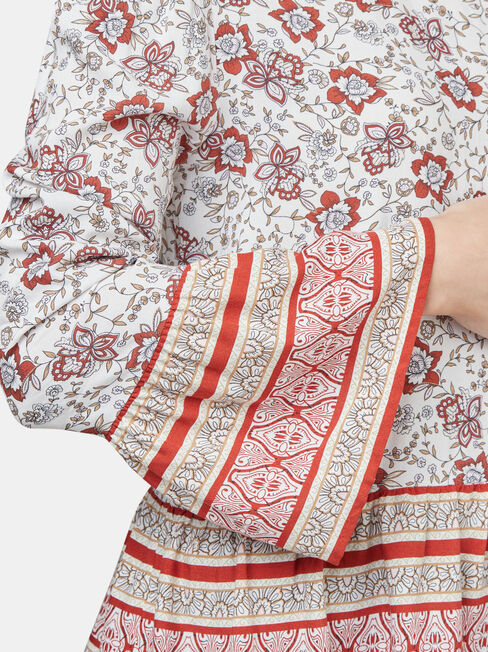 Kinsley Lace Detail Blouse, Multi, hi-res