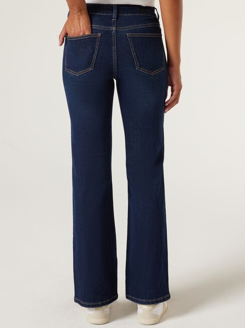 Bootcut Jeans, Deep Indigo, hi-res