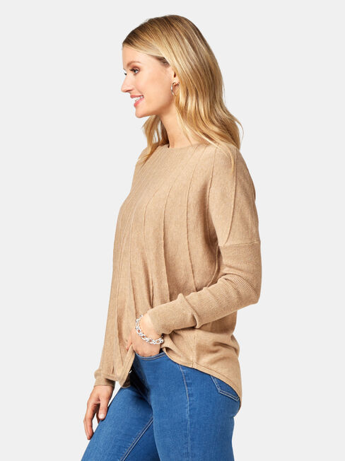 Mia Swing Pullover, Brown, hi-res