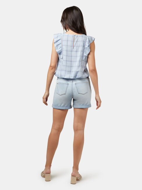Mariana Boyfriend Short, Distressed, hi-res