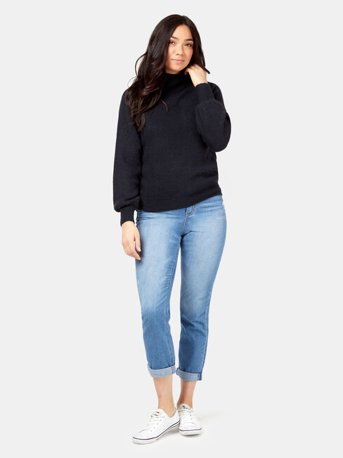Uma Embellished Pullover, Blue, hi-res