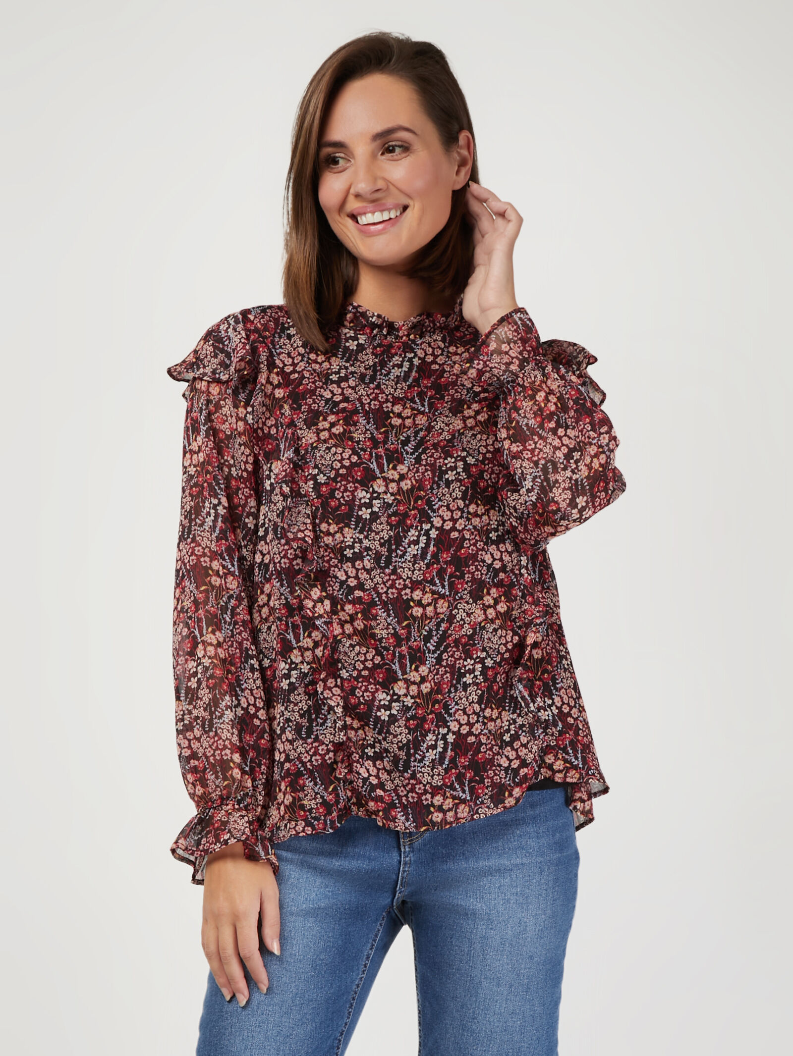 Drape shoulder deals top