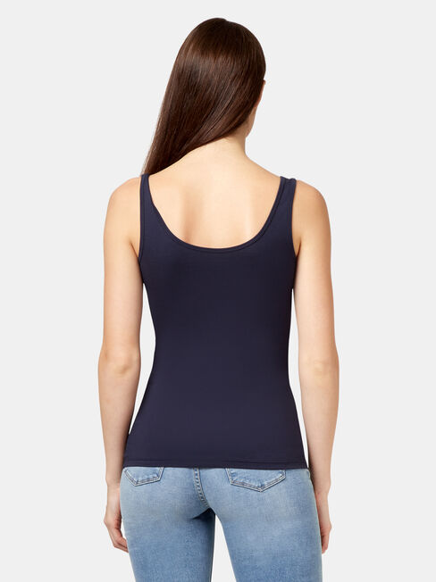 Lola Cotton Basic Tank, Purple, hi-res