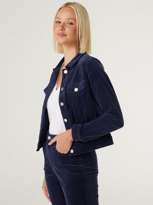 Classic Cord Jacket, Royal Blue, hi-res