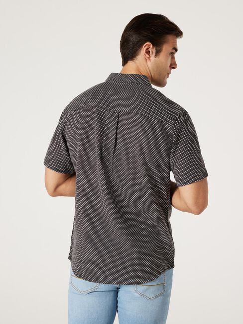 SS Jerry Textured Shirt, Charcoal, hi-res