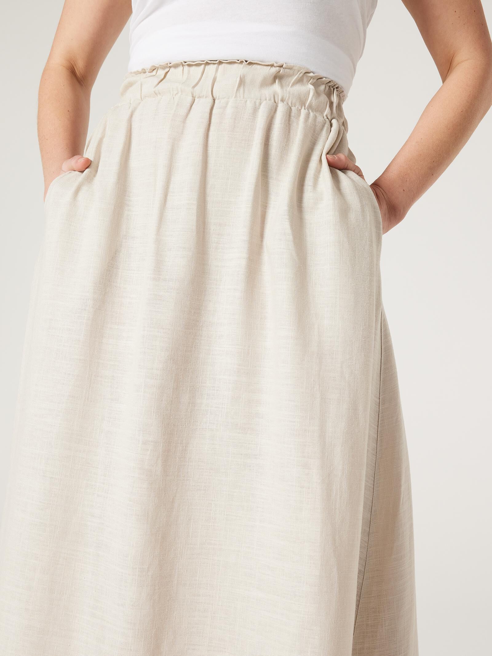 Linen skirt nz store