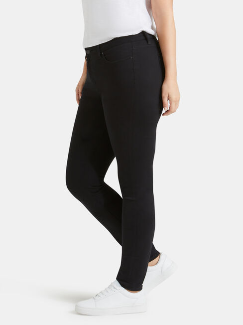Curve Embracer Skinny Jeans Black Night, Black, hi-res