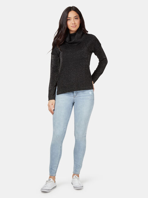 Charlotte Pullover, Black, hi-res