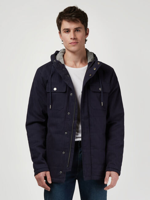 Dante Drill Jacket, Blue, hi-res