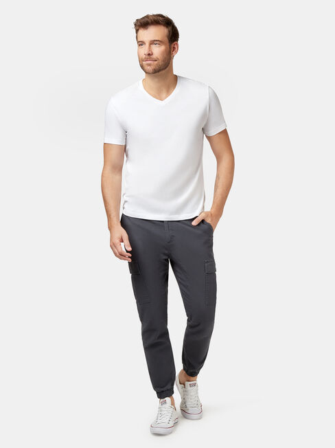 Hugh Cargo Pant, Black, hi-res