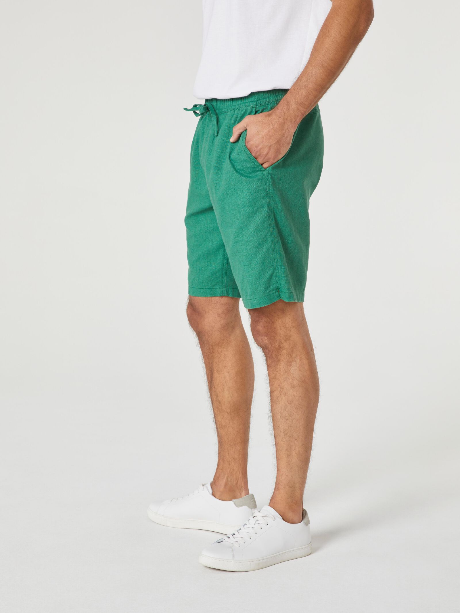 Elastic waist bermuda shorts discount
