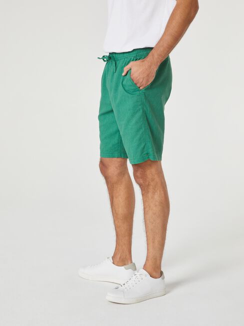 Harris Elastic Waist Short, Green, hi-res