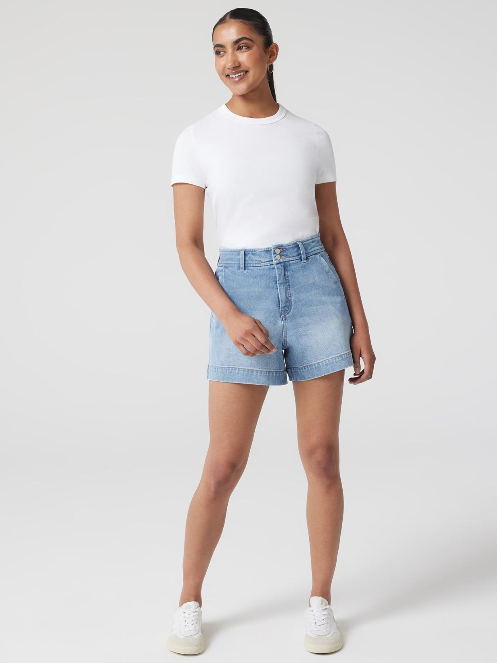 Georgia Tummy Trimmer Denim Short Jeanswest