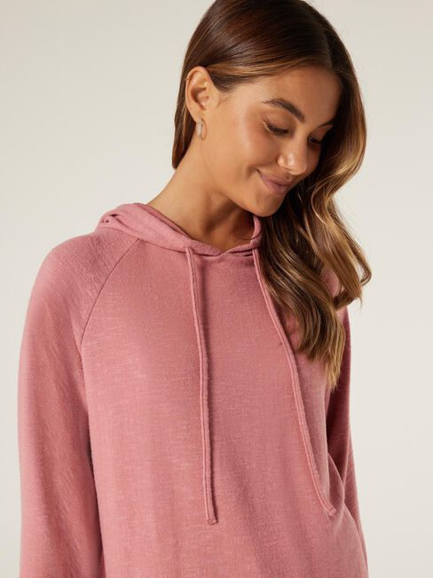 Kendal Soft Touch Hoodie, Dusty Pink, hi-res