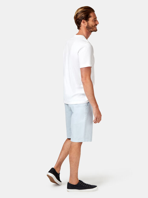 Luke Textured Chino Short, Blue, hi-res