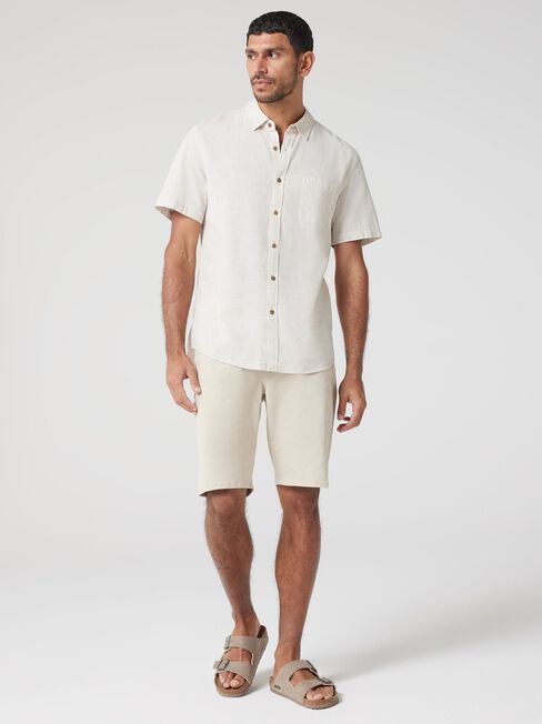 Wolf Textured Short Sleeve Shirt