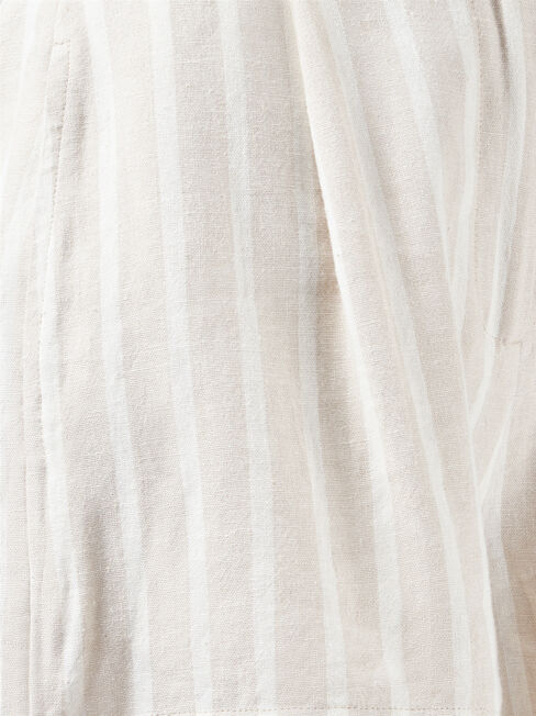 Peyton Yarn Dye Stripe Short, White, hi-res