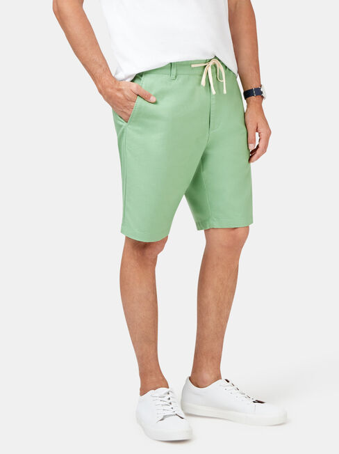 Jones Tie Front Short, Green, hi-res