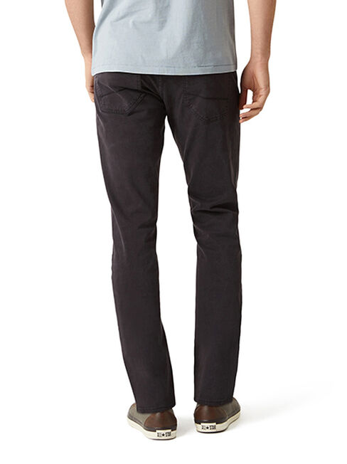Slim Tapered Jeans Black Charcoal, Black, hi-res