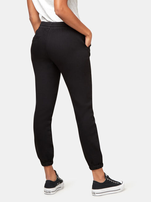 Georgina Luxe Lounge Jogger, Black, hi-res