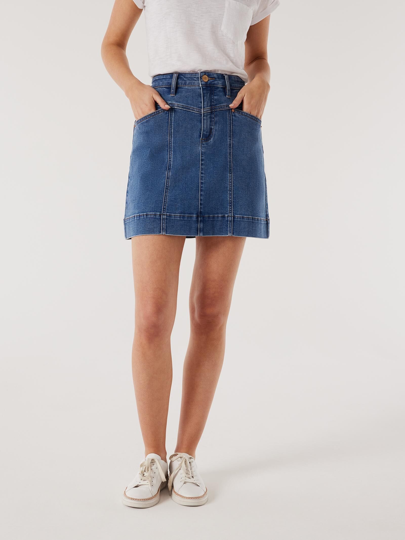 Jeanswest denim skirt top