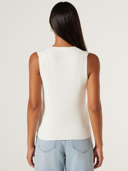Tara Tie Front Vest, Sand, hi-res