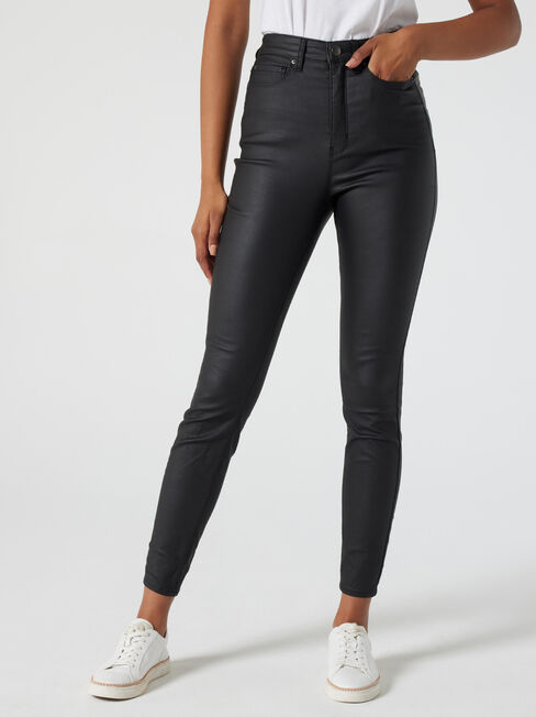 Willow Coated High Waist skinny 7/8 jeans