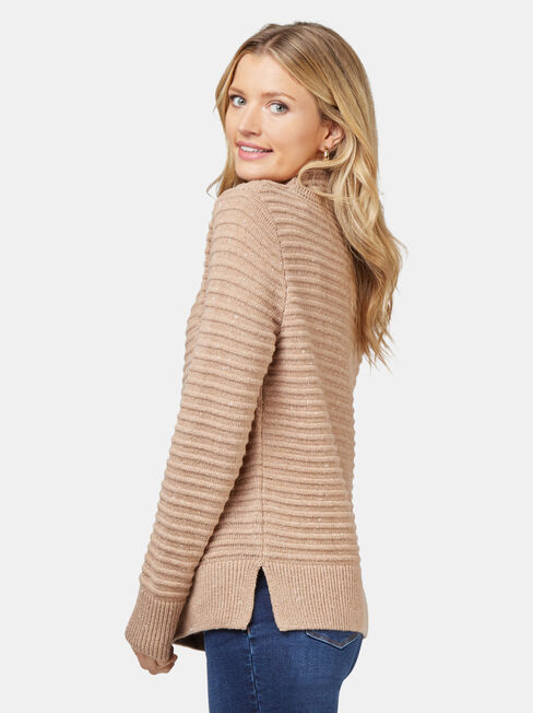 Josie Nep Pullover, Brown, hi-res