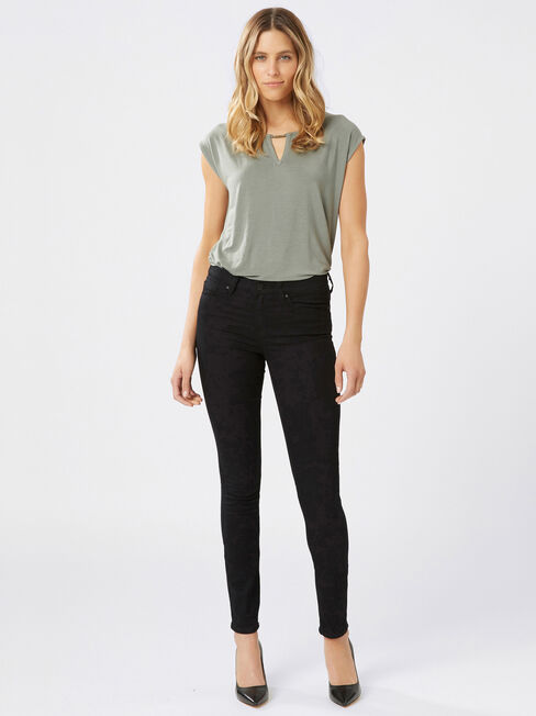 Butt Lifter Skinny Absolute Black, Black, hi-res