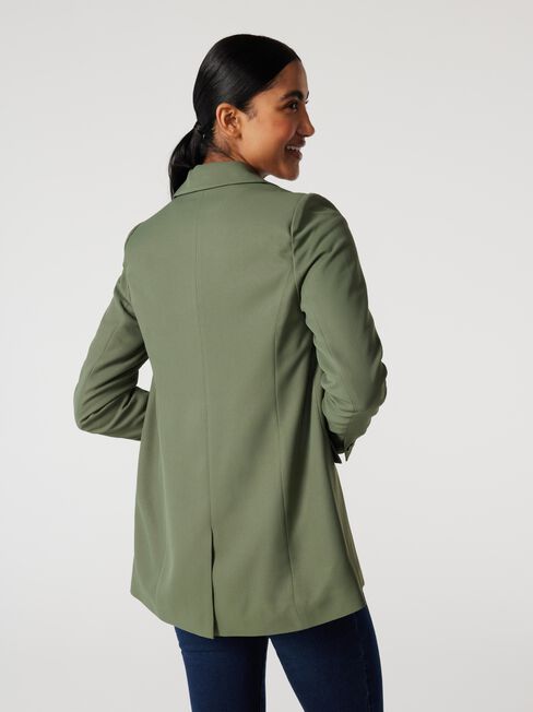 Harper Boyfriend Blazer, Thyme, hi-res