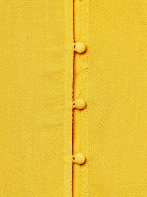 Tasha Button Down Shirt, Yellow, hi-res