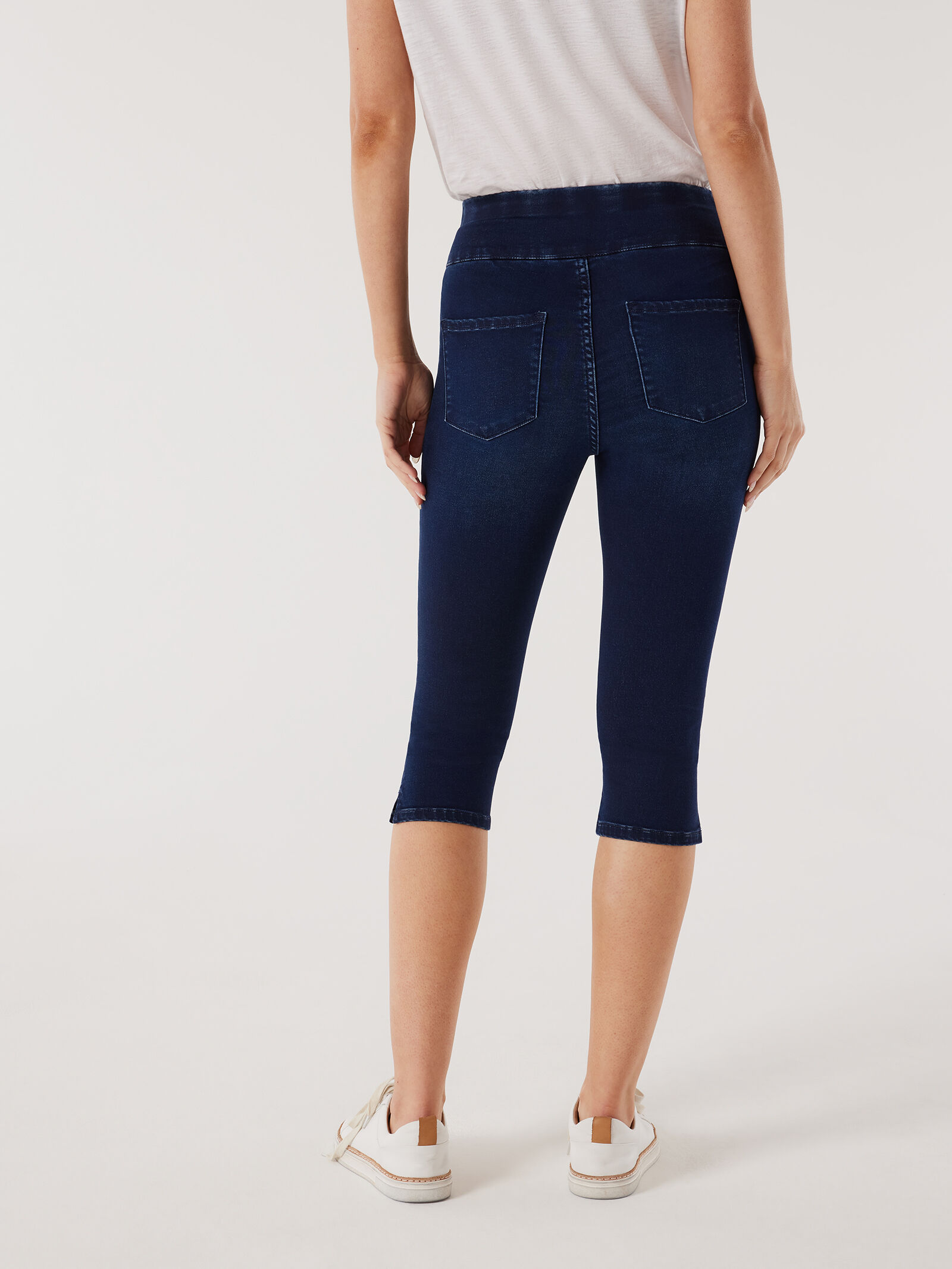 Pedal pusher sales indigo denim