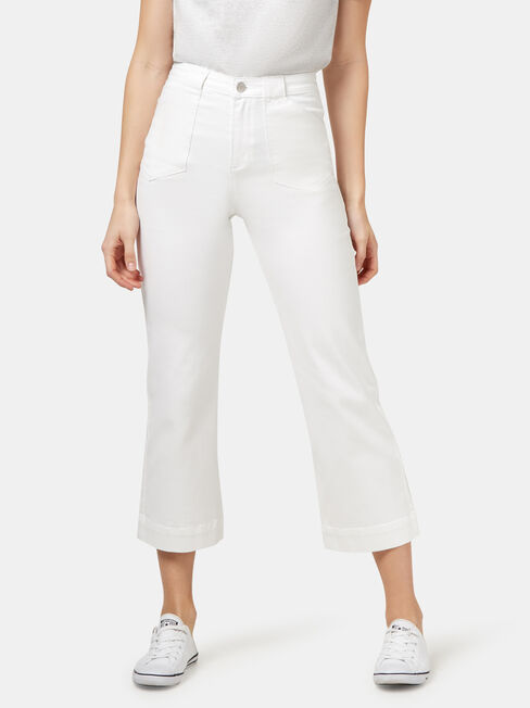 Mel Patch Pocket Wide Leg, No Wash, hi-res