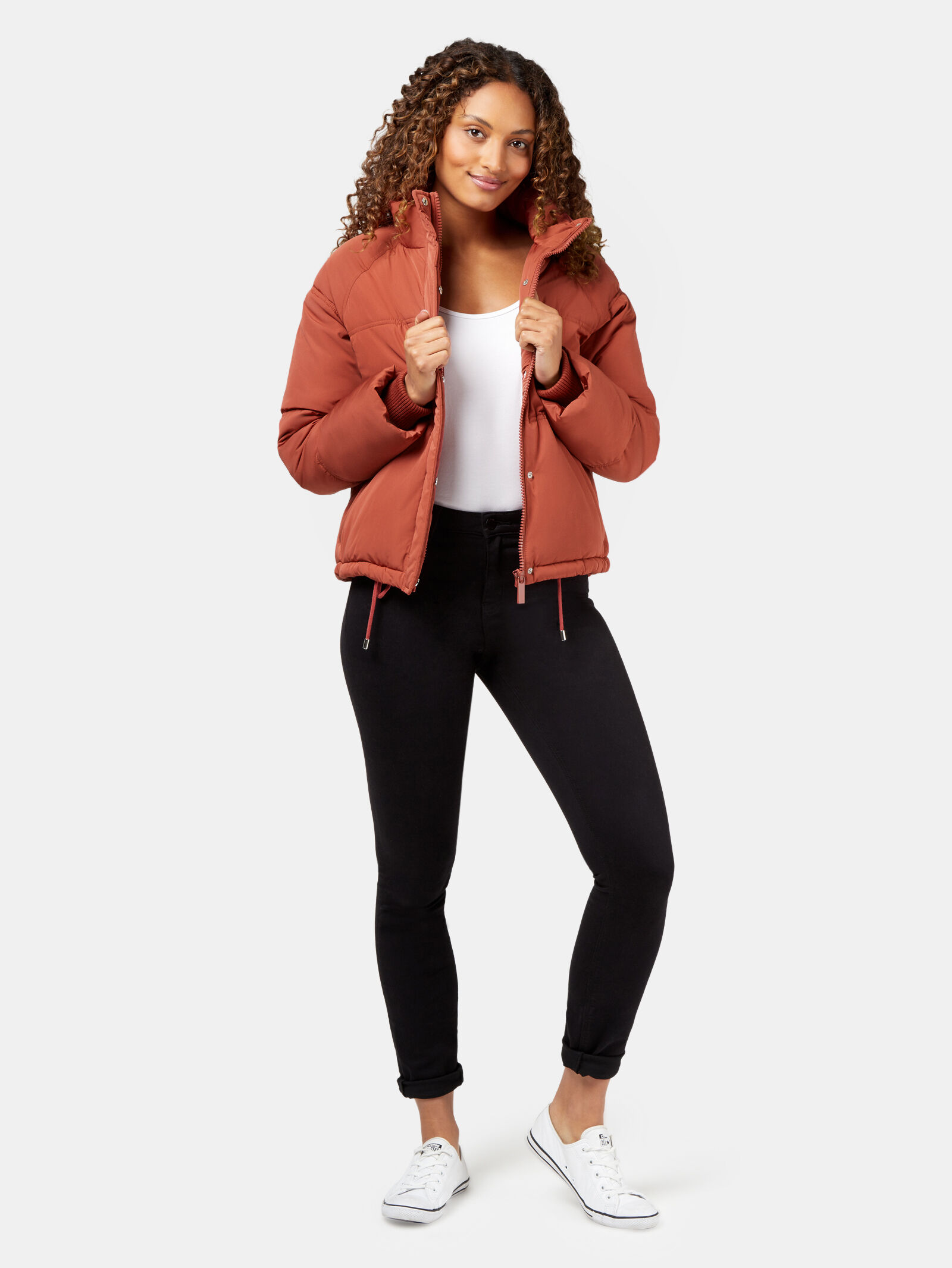 Only aida short puffer jacket hot sale