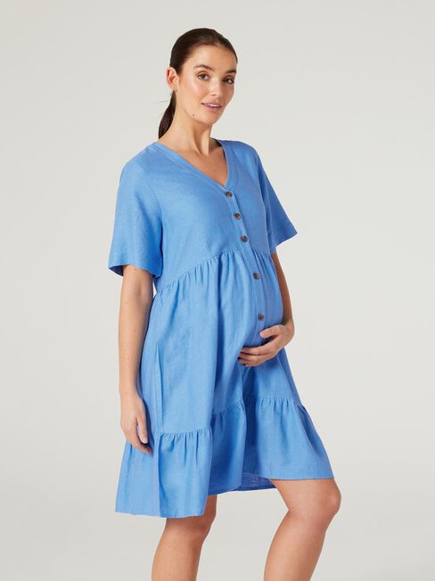 Billie Button Down Smock Dress