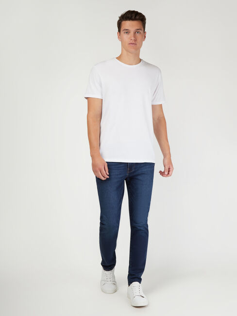 Kash Knit Denim Jogger Pant, Blue, hi-res